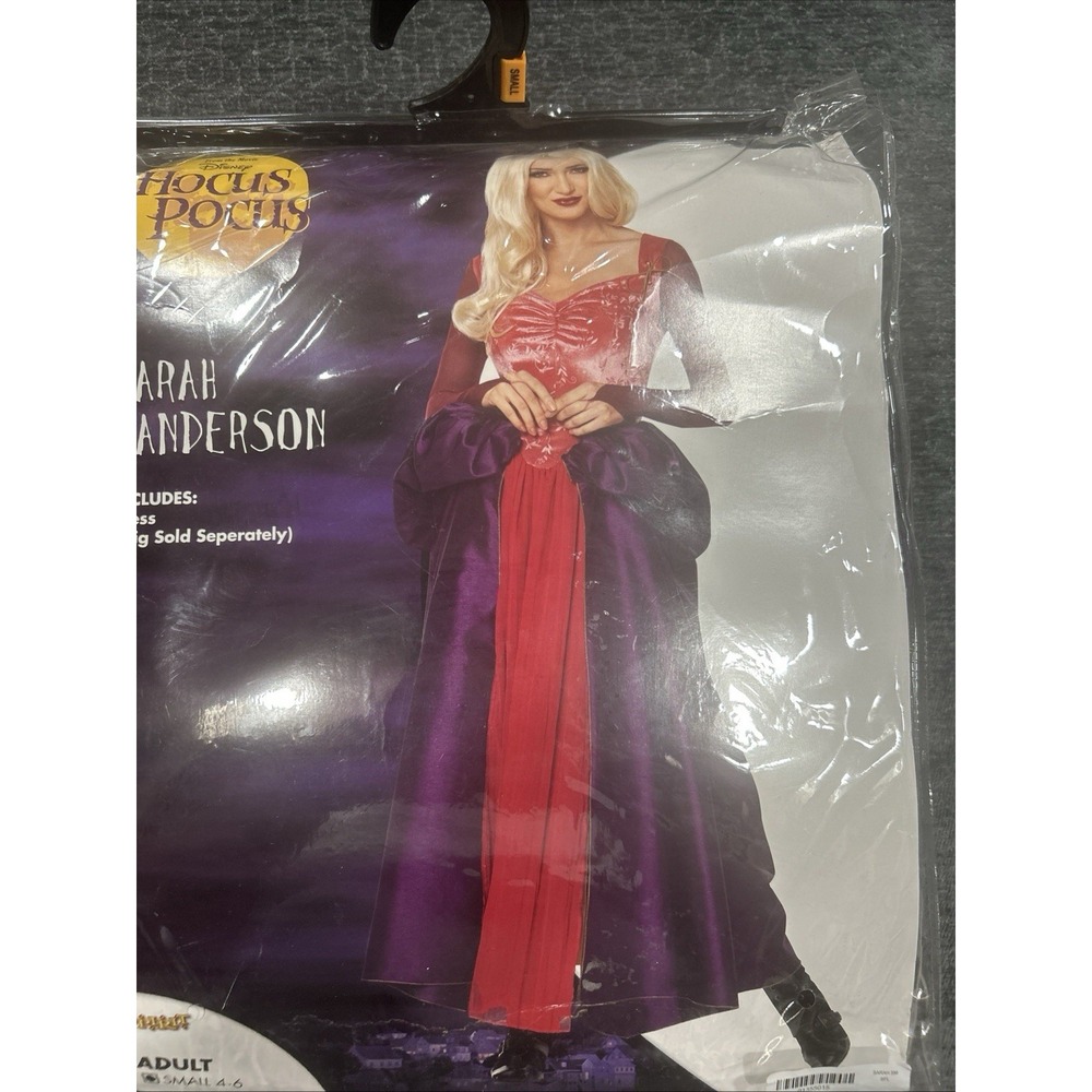 Spirit Halloween Hocus Pocus Adult Sarah Sanderson Costume Size S(4-6) New